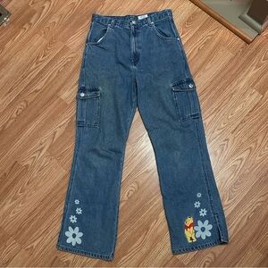 Vintage Pooh 100 Acre Collection Embroidered Jeans